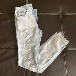 @Denim Skinny Jeans, Size 32, Color Light Blue
